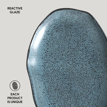 Porto Brasil NIGHT SKY SHALLOW OVAL PR MEDIUM BIO STONEWARE dia. 11.81x7.87"  SKU: '1483177201