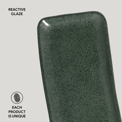 Porto Brasil GREENERY RECTANGULAR PR ORGANIC STONEWARE dia. 8.66x3.74"  SKU: '15014106501