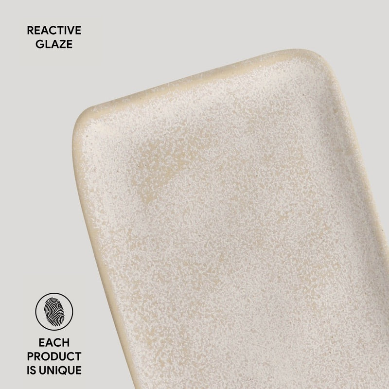 Porto Brasil LATTE RECTANGULAR PR ORGANIC STONEWARE dia. 8.66x3.74"  SKU: '15014108501