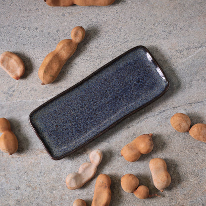 Porto Brasil TITANIUM RECTANGULAR PR ORGANIC STONEWARE dia. 8.66x3.74"  SKU: '15014109401