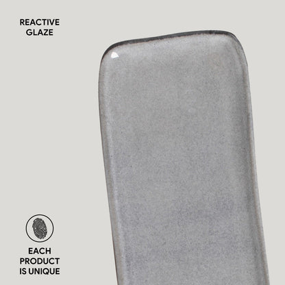 Porto Brasil DUST RECTANGULAR PR ORGANIC STONEWARE dia. 8.66x3.74"  SKU: '15014115801