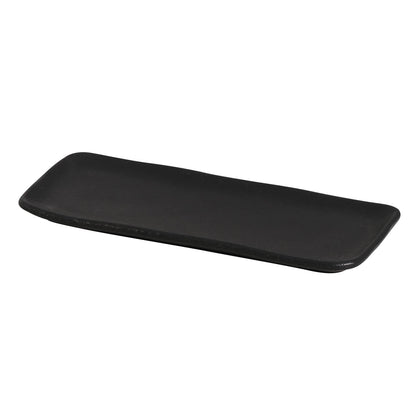Porto Brasil MATTE BLACK RECTANGULAR PR ORGANIC STONEWARE dia. 8.66x3.74"  SKU: '1501473901
