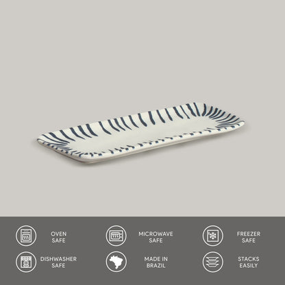 Porto Brasil ELEMENTO RECTANGULAR PR ORGANIC STONEWARE dia. 8.66x3.74"  SKU: '1501493101