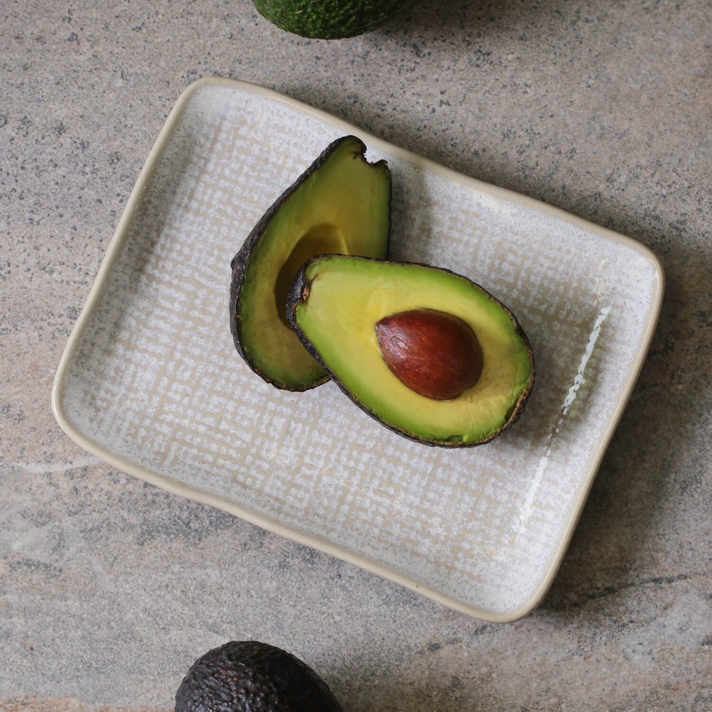 Porto Brasil LATTE RECTANGULAR PR JUTA STONEWARE dia. 7.08x5.51"  SKU: '15064108501