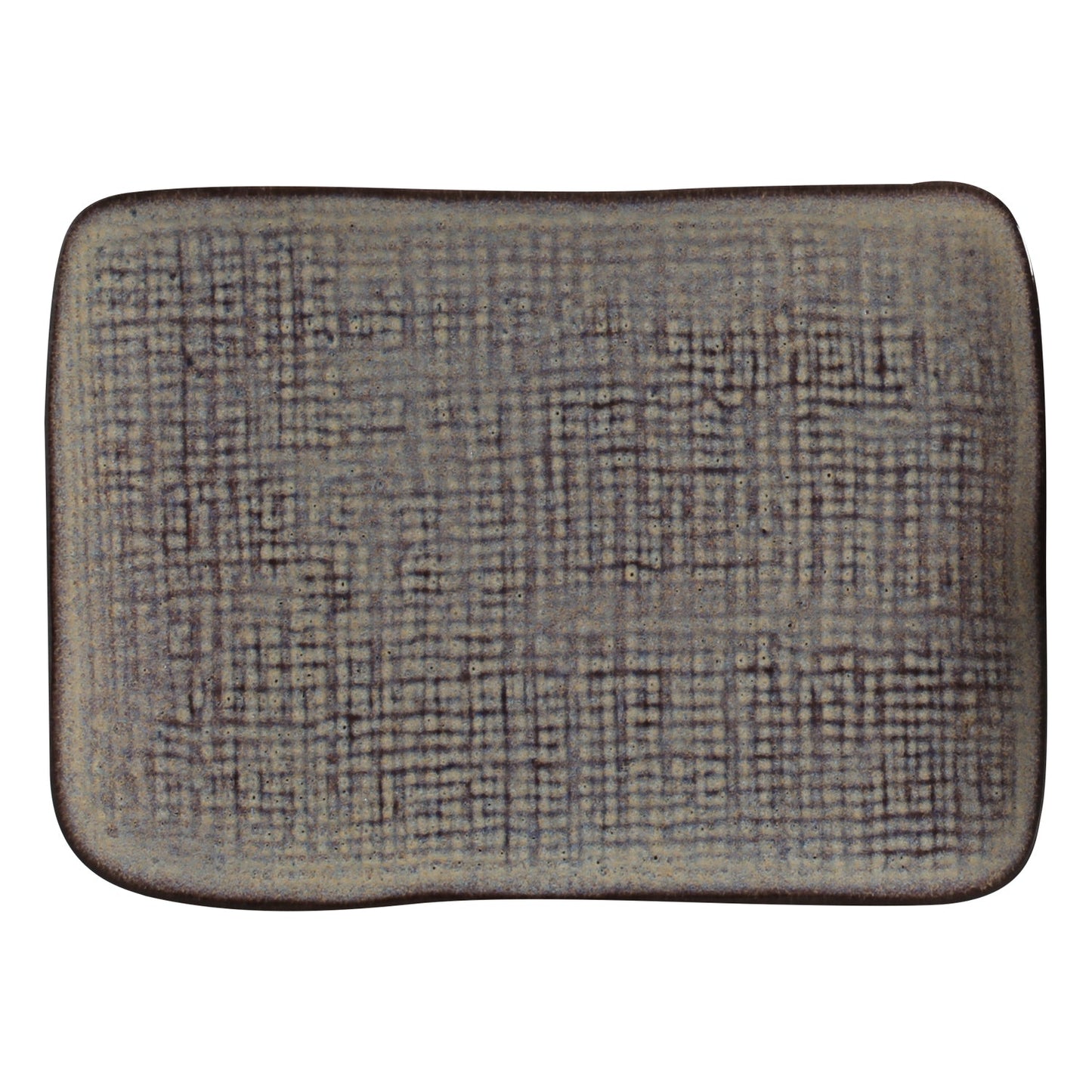 Porto Brasil TOURMALINE RECTANGULAR PR JUTA STONEWARE dia. 7.08x5.51"  SKU: '15064108901