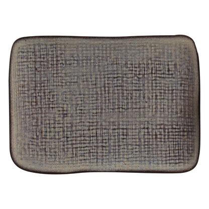 Porto Brasil TOURMALINE RECTANGULAR PR JUTA STONEWARE dia. 7.08x5.51"  SKU: '15064108901