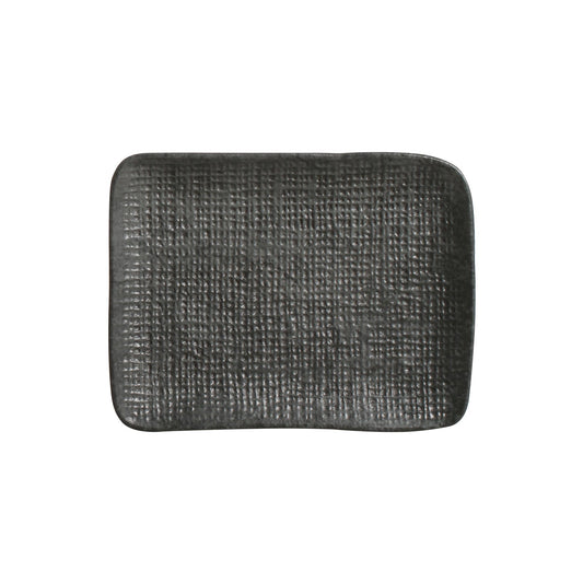 Porto Brasil CHROMIUM RECTANGULAR PR JUTA STONEWARE dia. 7.08x5.51"  SKU: '15064115901