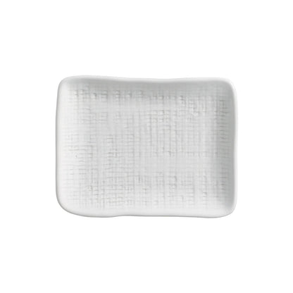 Porto Brasil NEW WHITE RECTANGULAR PR JUTA STONEWARE dia. 7.08x5.51"  SKU: '15064119801