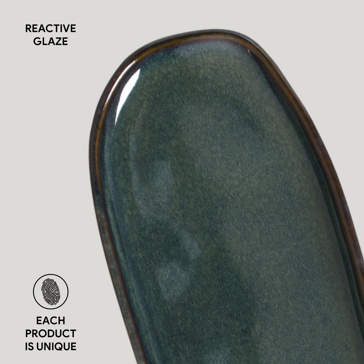 Porto Brasil OCEANO SHALLOW OVAL PR ORGANIC STONEWARE dia. 9.06x4.33"  SKU: '15114106701