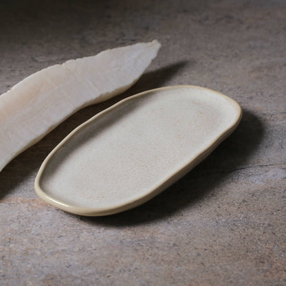 Porto Brasil LATTE SHALLOW OVAL PR ORGANIC STONEWARE dia. 9.06x4.33"  SKU: '15114108501