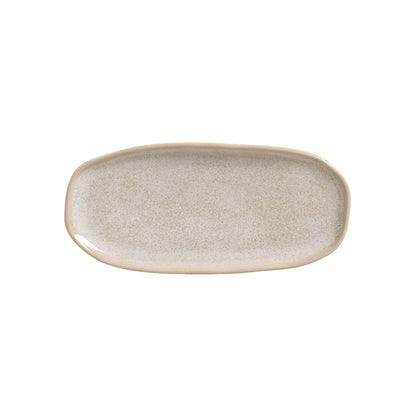 Porto Brasil LATTE SHALLOW OVAL PR ORGANIC STONEWARE dia. 9.06x4.33"  SKU: '15114108501