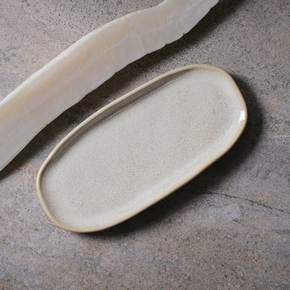 Porto Brasil LATTE SHALLOW OVAL PR ORGANIC STONEWARE dia. 9.06x4.33"  SKU: '15114108501