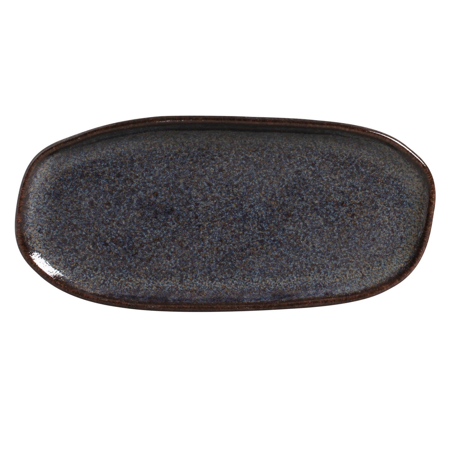 Porto Brasil TITANIUM SHALLOW OVAL PR ORGANIC STONEWARE dia. 9.06x4.33"  SKU: '15114109401