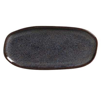 Porto Brasil TITANIUM SHALLOW OVAL PR ORGANIC STONEWARE dia. 9.06x4.33"  SKU: '15114109401