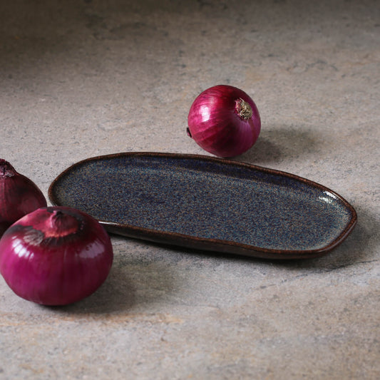 Porto Brasil TITANIUM SHALLOW OVAL PR ORGANIC STONEWARE dia. 9.06x4.33"  SKU: '15114109401