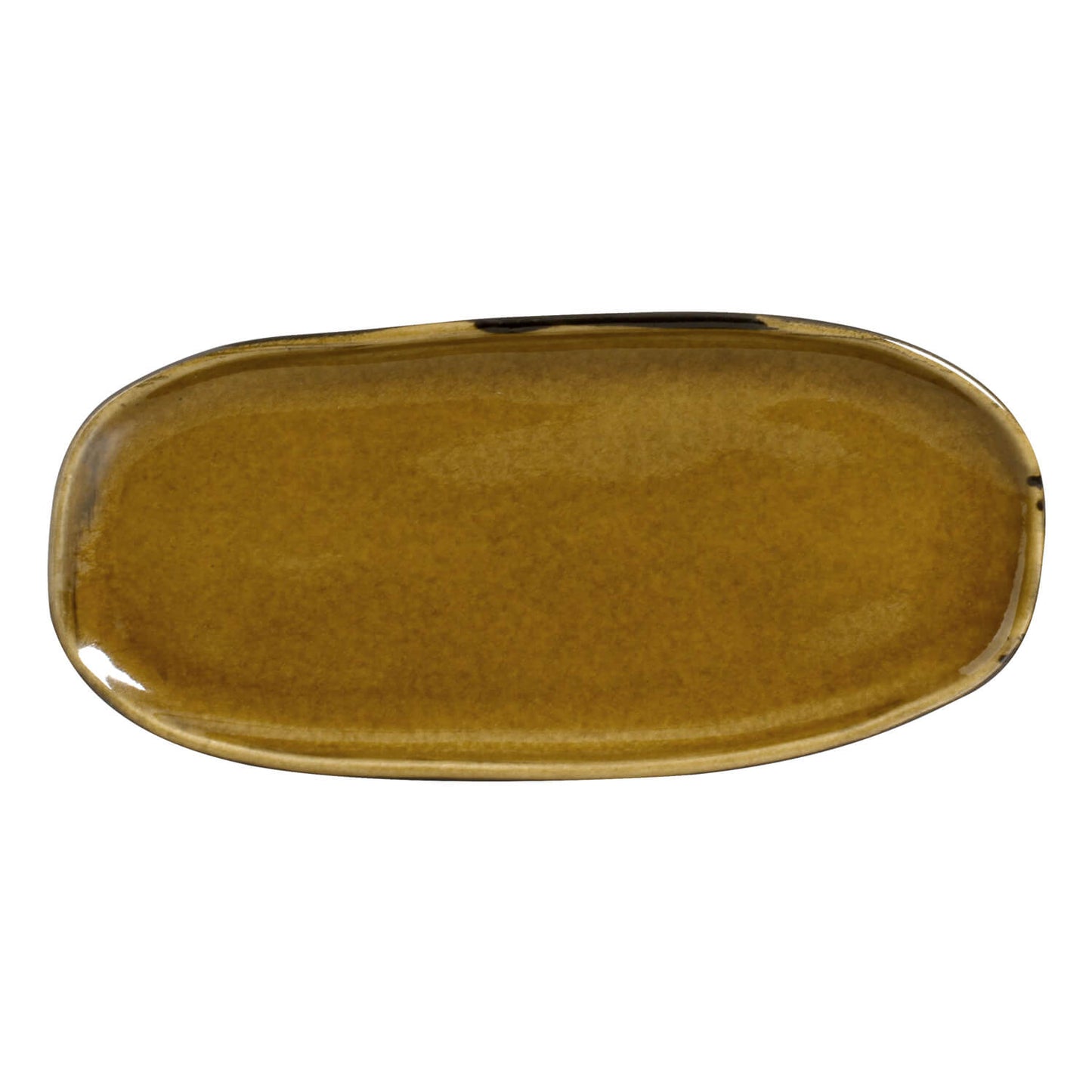 Porto Brasil AMBER SHALLOW OVAL PR ORGANIC STONEWARE dia. 9.06x4.33"  SKU: '1511477101