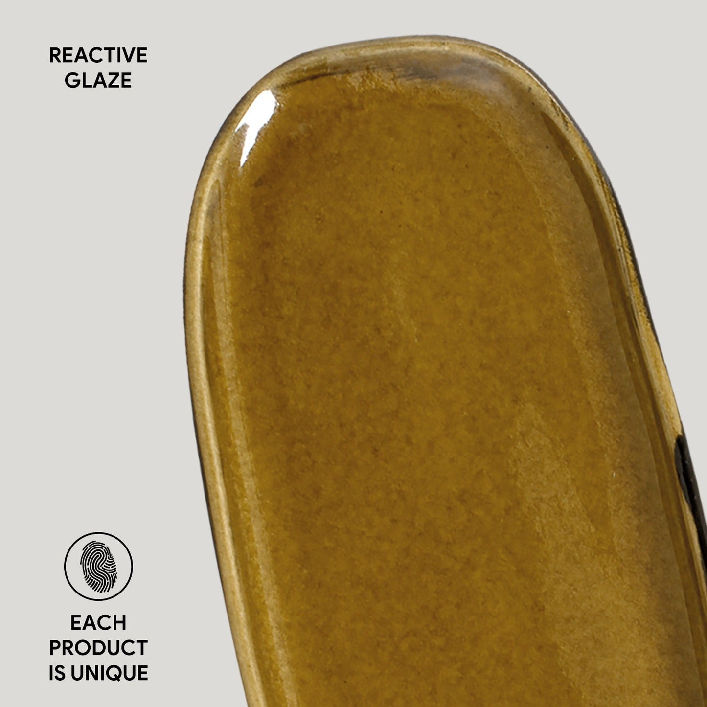 Porto Brasil AMBER SHALLOW OVAL PR ORGANIC STONEWARE dia. 9.06x4.33"  SKU: '1511477101