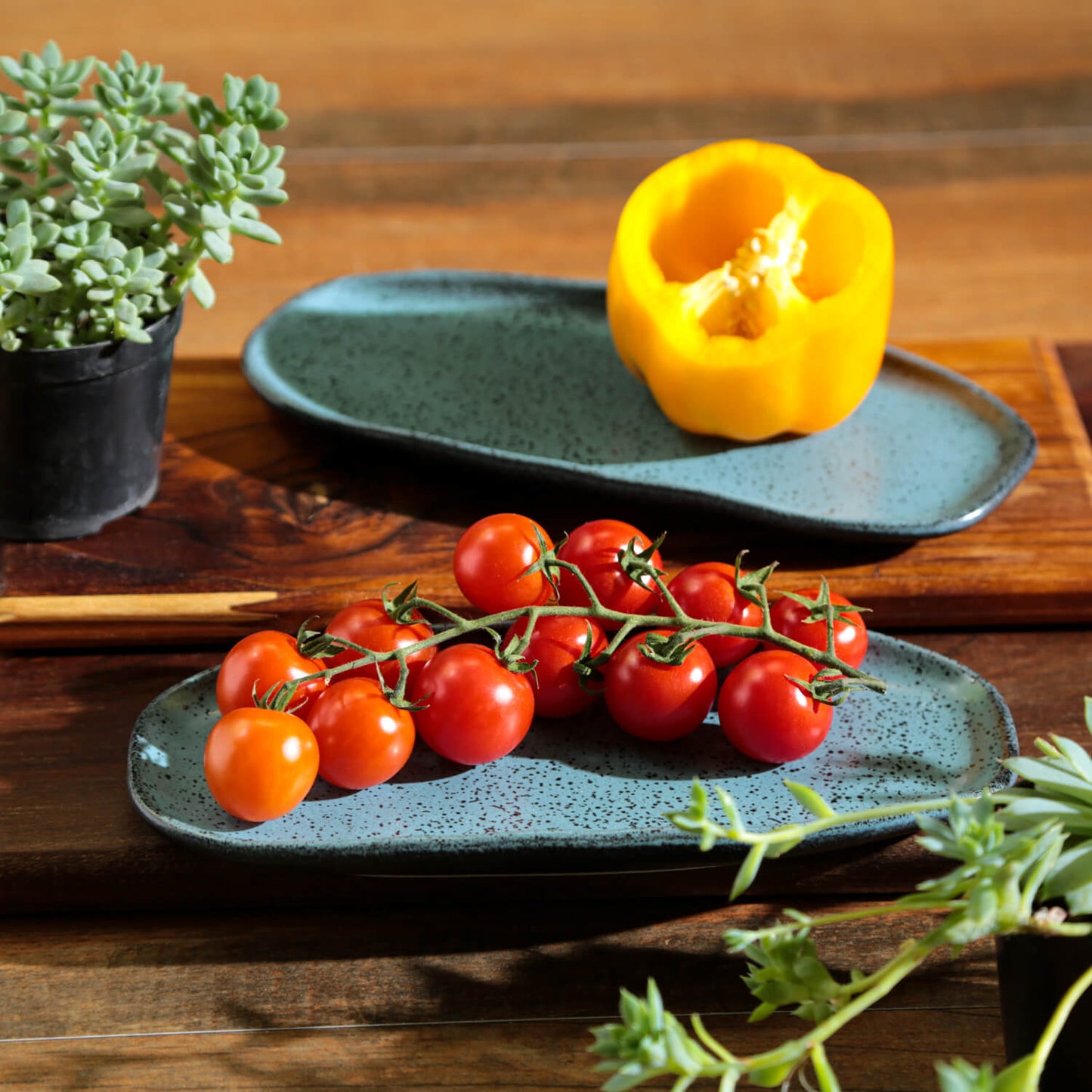 Porto Brasil NIGHT SKY SHALLOW OVAL PR ORGANIC STONEWARE dia. 9.06x4.33"  SKU: '1511477201