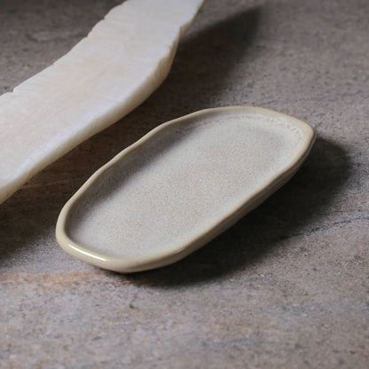 Porto Brasil LATTE SHALLOW OVAL PR ORGANIC STONEWARE dia. 6.5x3.15"  SKU: '15214108501