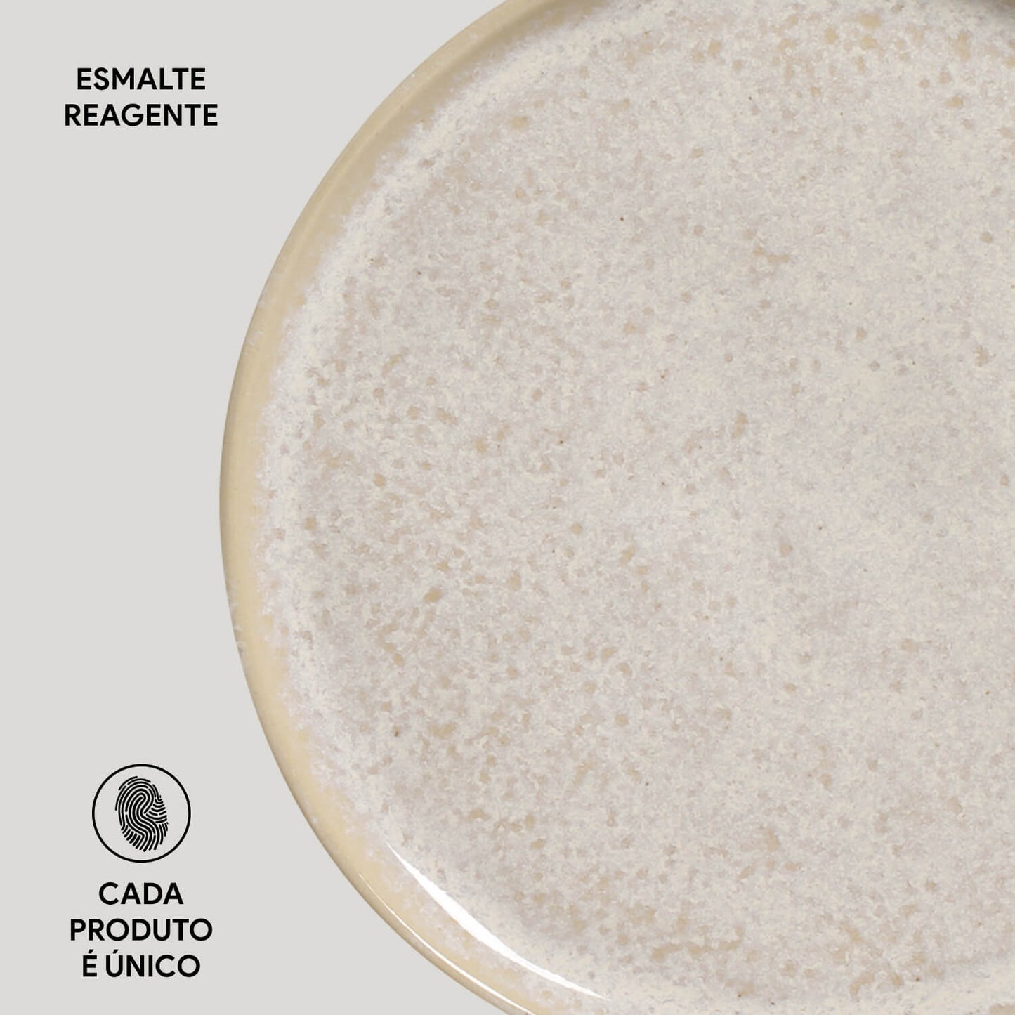 Porto Brasil LATTE BREAD PLATE STONEWARE dia. 6.1x0.63"  SKU: '15931108501