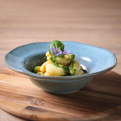 Porto Brasil BREEZE DEEP RIM PLATE  STONEWARE dia. 7.48x2.17"  SKU: '16014109001