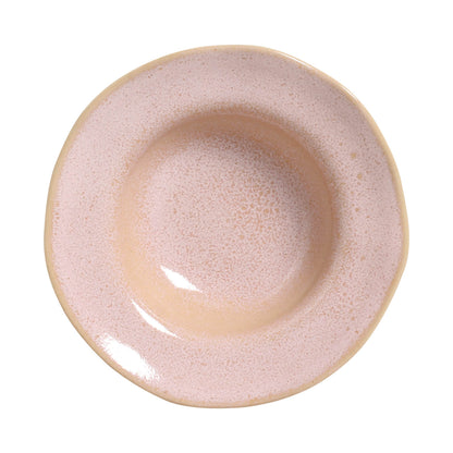 Porto Brasil LITCHI DEEP RIM PLATE  STONEWARE dia. 7.48x2.17"  SKU: '16014109201
