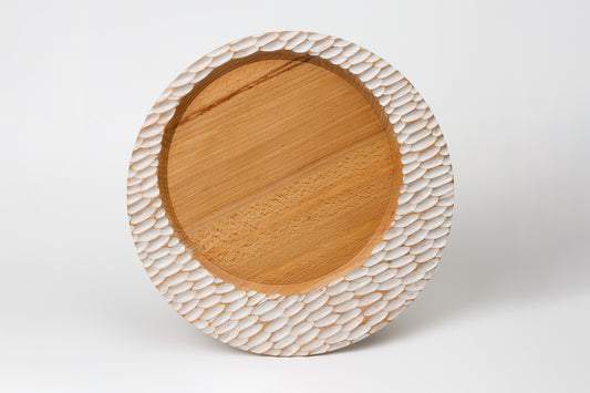 CHARGER PLATE Beech 12.99 inches #0518