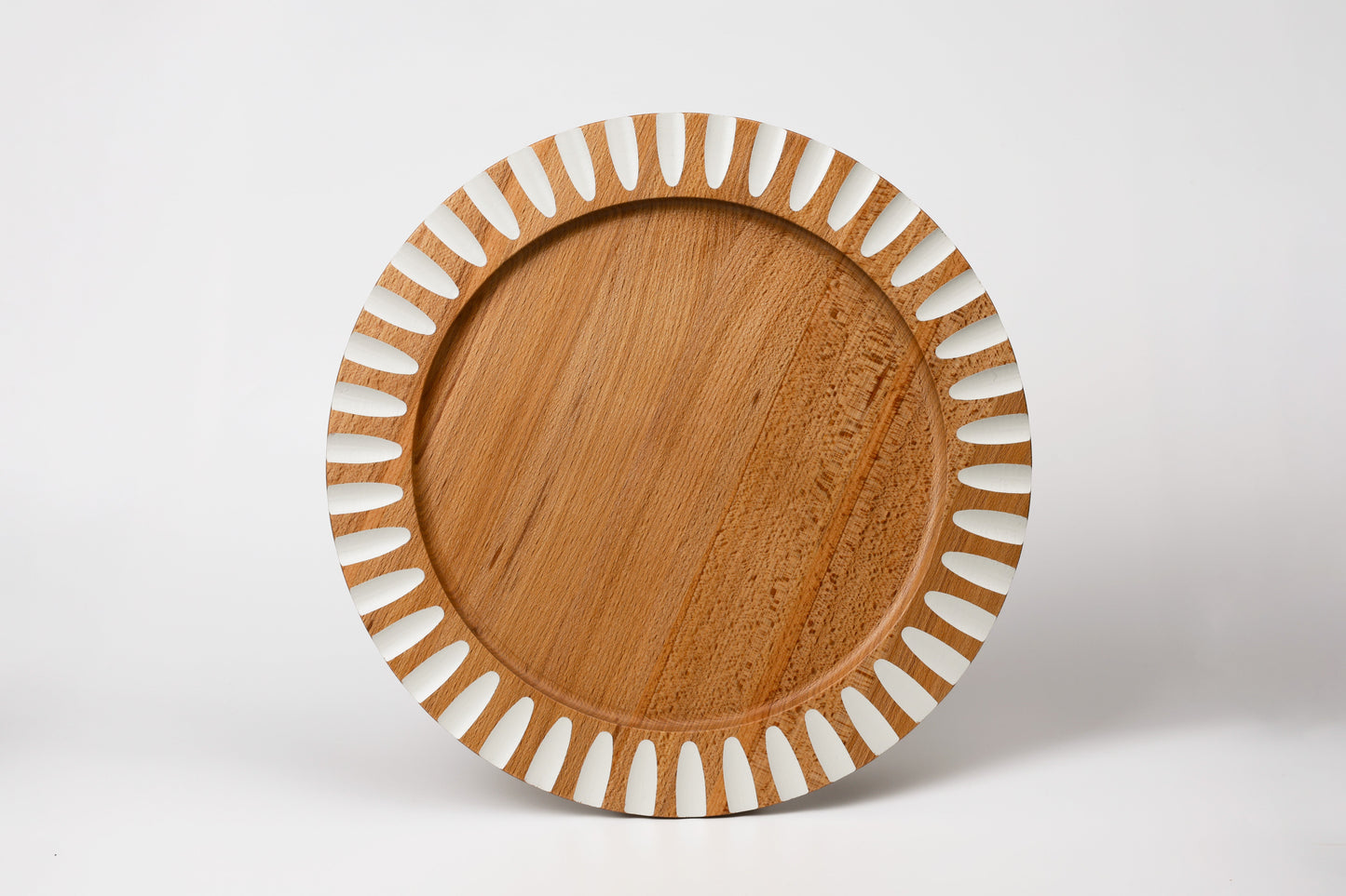 CHARGER PLATE Beech 12.99 inches #0519