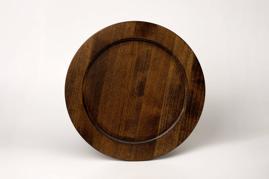 CHARGER PLATE Beech 12.99 inches #0523