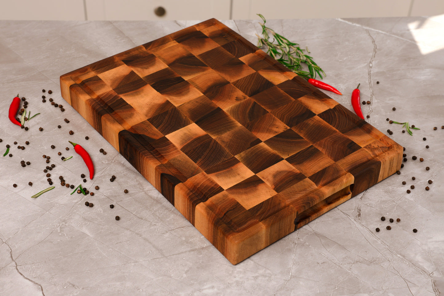 GRAIN BOARD White walnut 15.75 x 9.84 x 1.57 inches #0540/V1