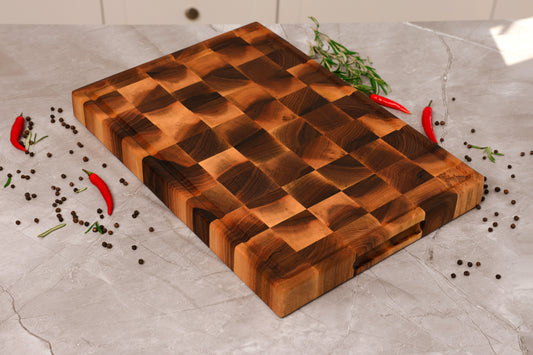 GRAIN BOARD White walnut 15.75 x 9.84 x 1.57 inches #0540/V1