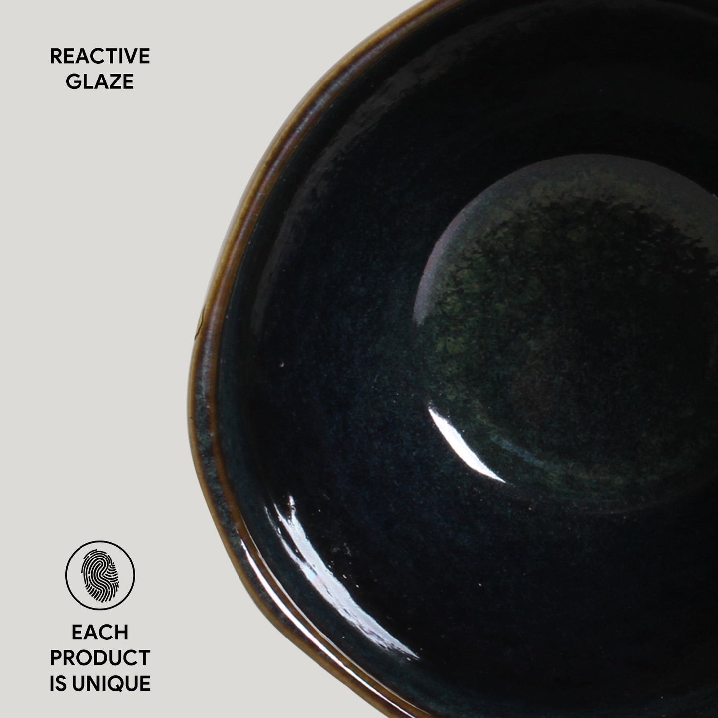 Porto Brasil OCEANO BOWL ORGANIC STONEWARE dia. 5.24"  SKU: '1914106701