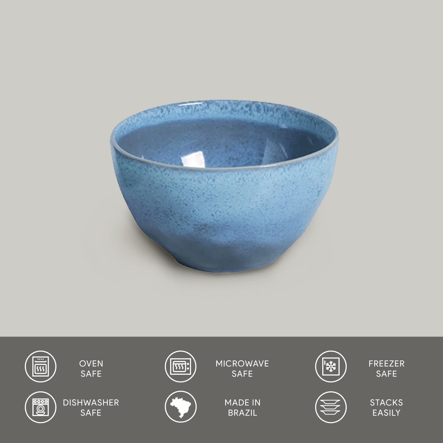 Porto Brasil BREEZE BOWL ORGANIC STONEWARE dia. 5.24"  SKU: '1914109001