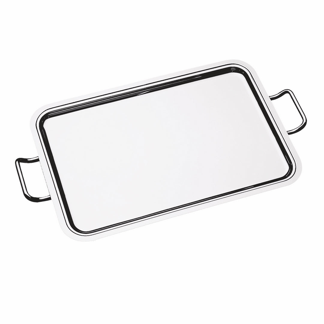 Rectangular Tray With Handles;  L: 31-1/2" W: 21-1/4"