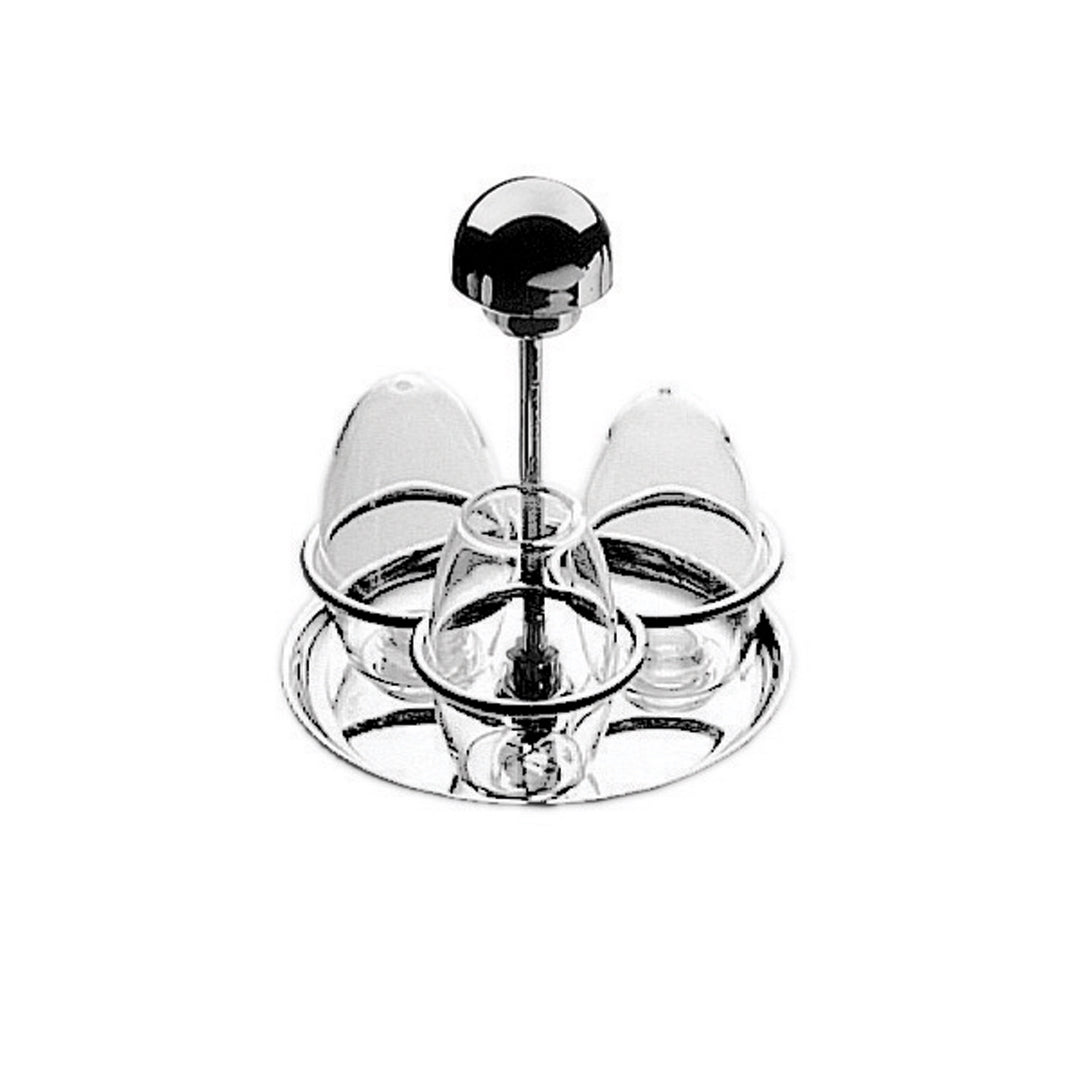 3 Pc. Salt Cellar With Toothpick Container Set; Gala H: 5-7/8", 3 X 2-1/2 Oz.