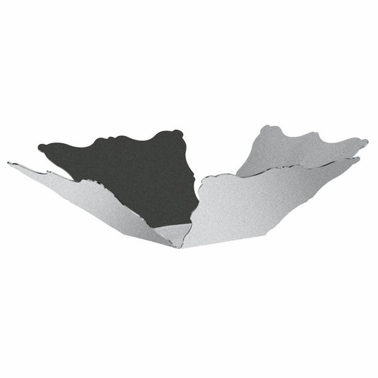 Small Centerpiece;  Pewter 10-5/8" X 10-5/8" H: 2-7/8"