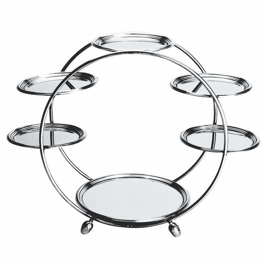 Presentoire ;  A D: 5-1/8" (X5) + B D: 7-1/2" ( X 1)