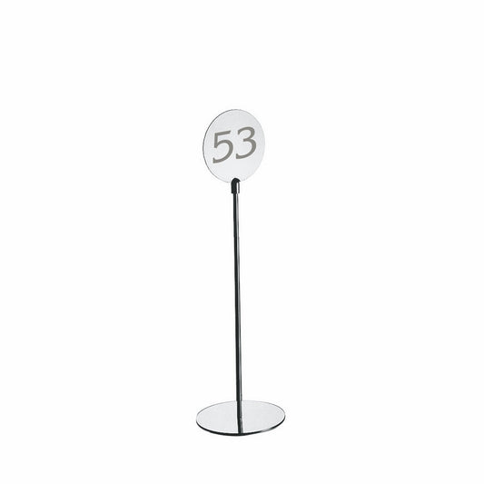Table Number Stand;  H: 9-1/2" D: 3-1/4"
