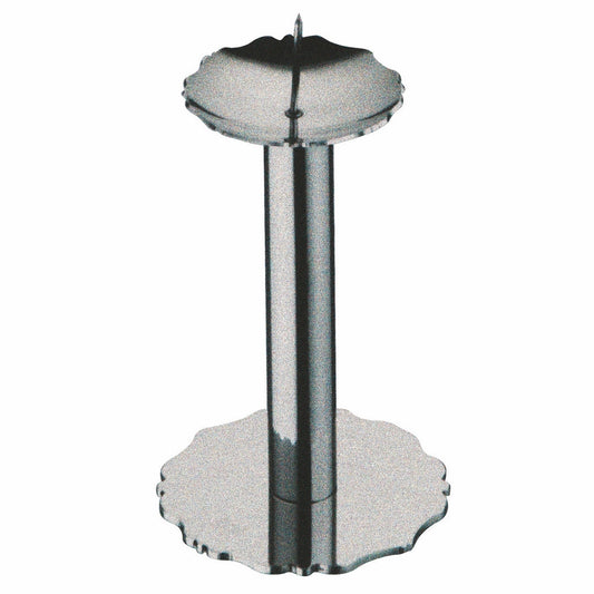 Cadlestick;  Pewter H: 5-1/8"