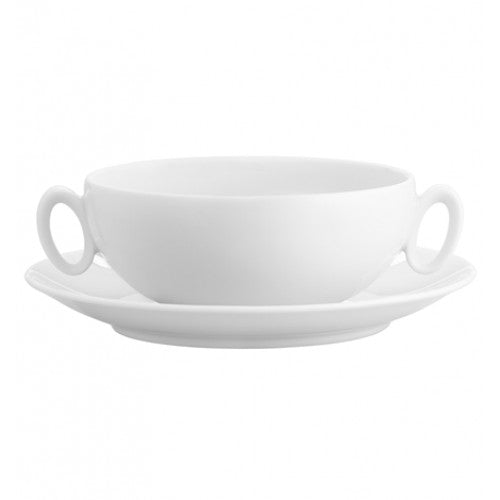 Vista Alegre Broadway White - Consomme Cup & Saucer SKU: 21085924