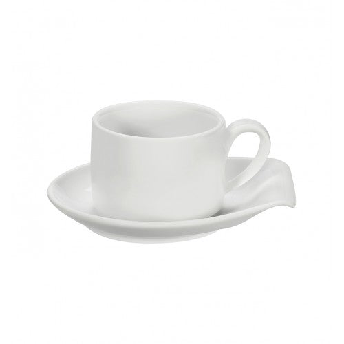 Vista Alegre Multiforma White - Coffee Cup 13cl with Saucer Drop SKU: 21104691