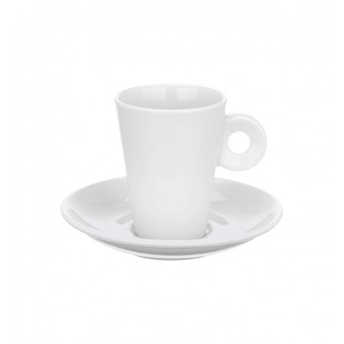 Vista Alegre Optima White - Triangular Cup & Round Saucer 8cl SKU: 21108927