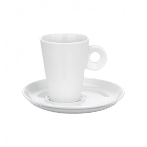 Vista Alegre Optima White - Coffee Cup & Uncentered Round Saucer 8cl SKU: 21109146