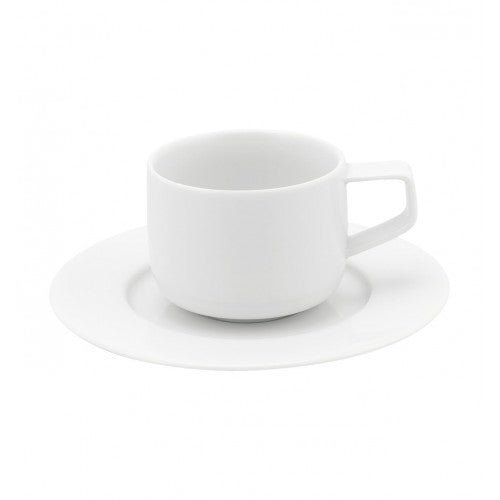 Vista Alegre Silkroad White - Coffee Cup & Saucer SKU: 21111825