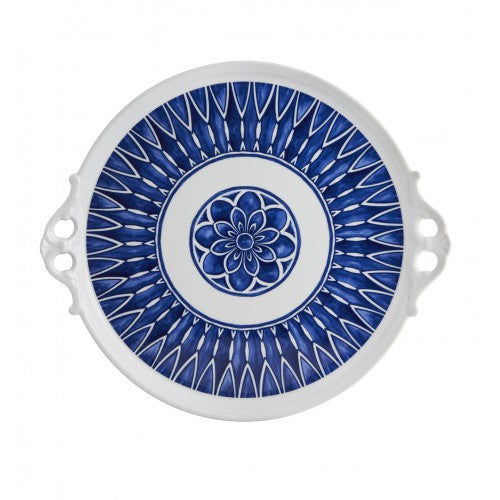 Vista Alegre AZURE LUX - Round Tray w/ Handles SKU: 21118591