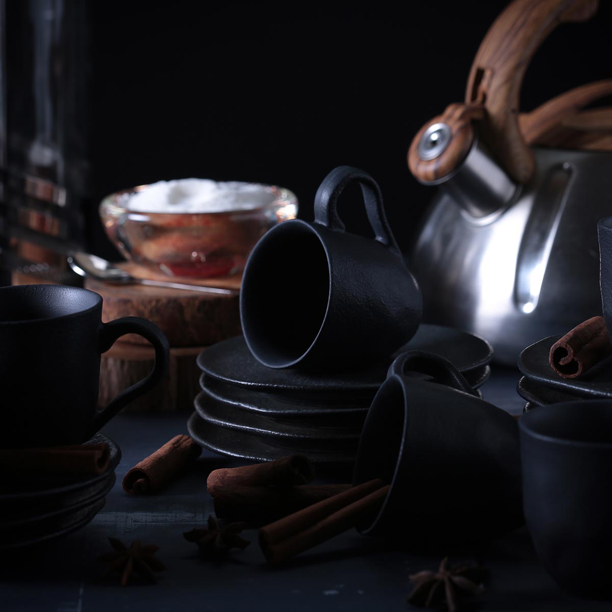 Porto Brasil CHROMIUM ORGANIC COFFEE CUP + ORGANIC SAUCER  SKU: '351474601