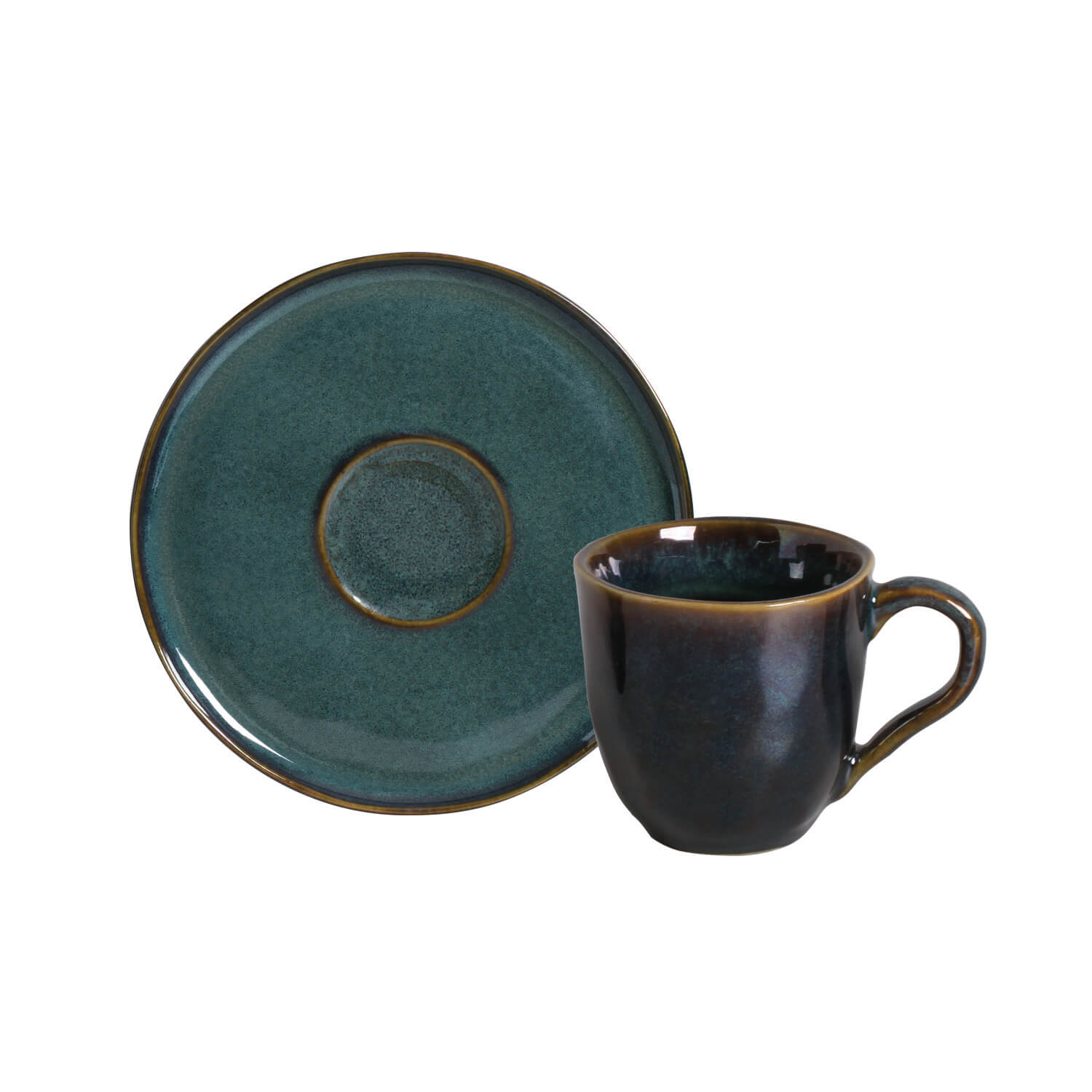 Porto Brasil Oceano Coffee Cup and Saucer
