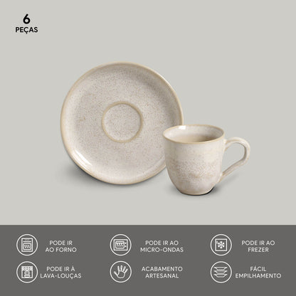 Porto Brasil LATTE ORGANIC COFFEE CUP + BIO SAUCER  SKU: '3531108501