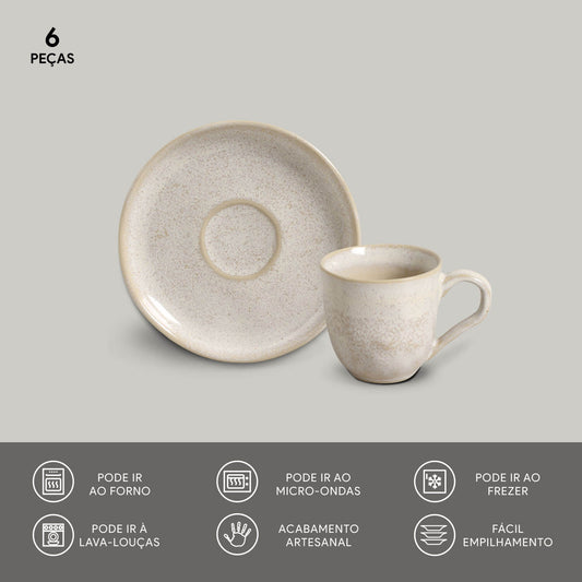 Porto Brasil LATTE ORGANIC COFFEE CUP + BIO SAUCER  SKU: '3531108501
