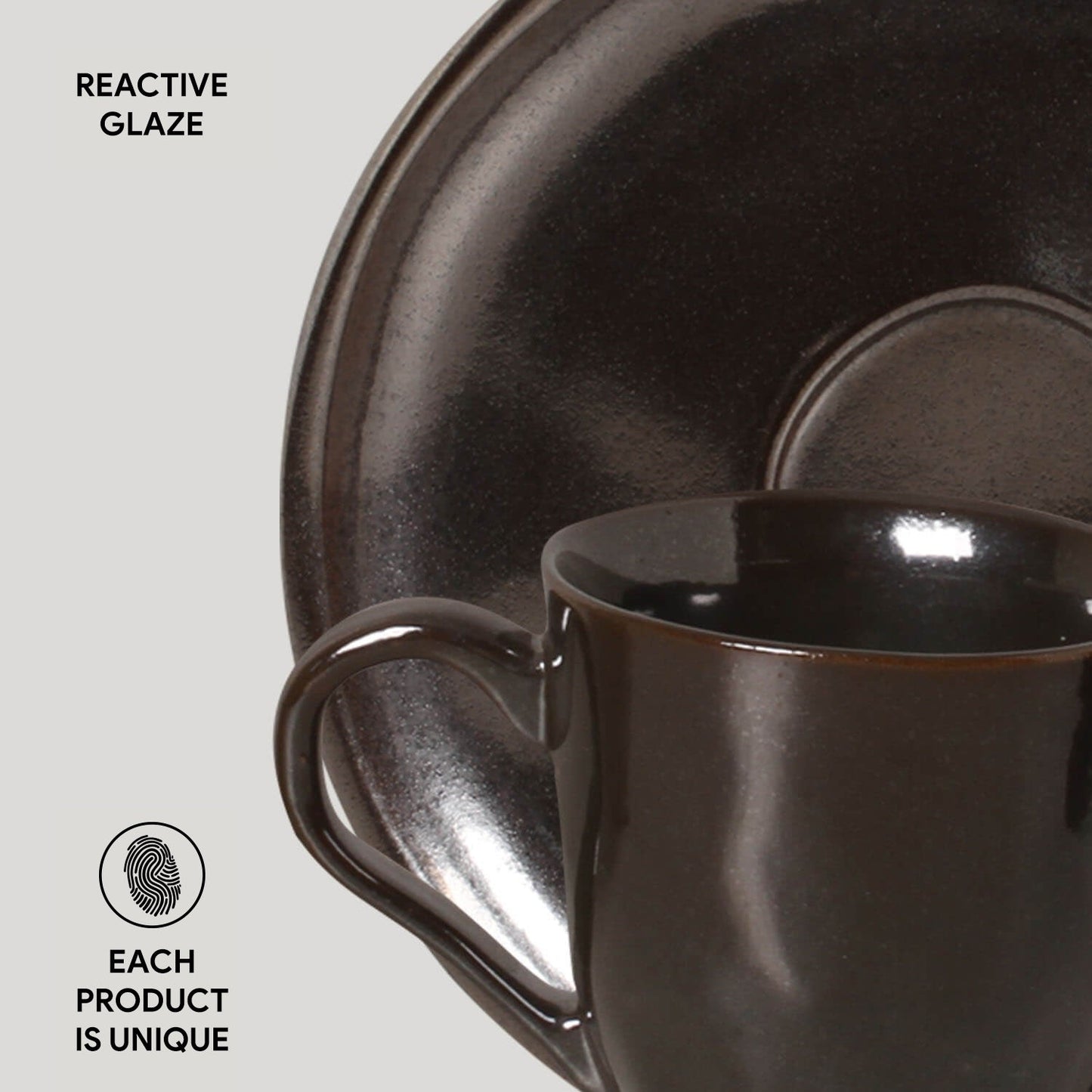 Porto Brasil METALLICA ORGANIC COFFEE CUP + BIO SAUCER  SKU: '3531109301